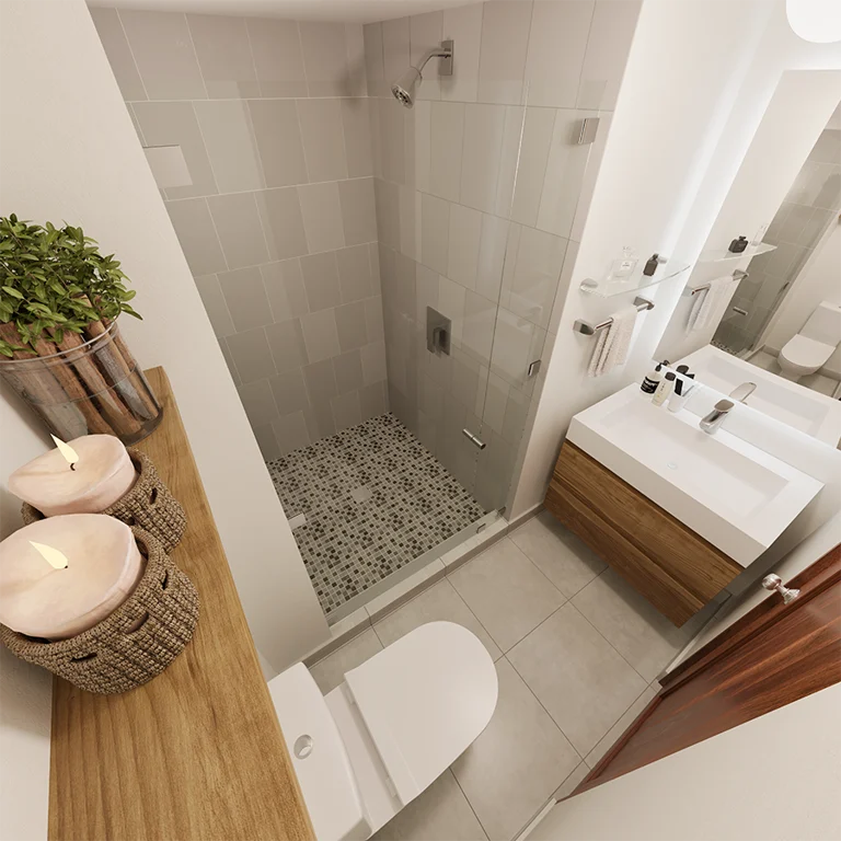 Baño apartamento B1